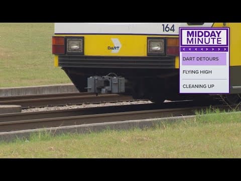 DART riders can expect travel delays after I-345 fire truck crash damaged rail lines