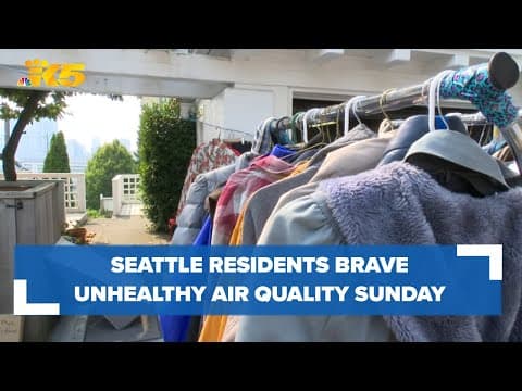 Air quality affected by wildfire smoke doesn't stop Seattleites from getting outside
