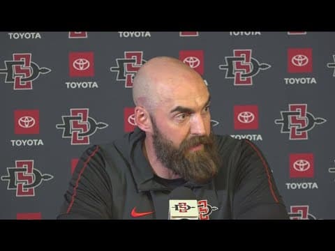 Aztecs football head coach calls loss to Boise State a "real American ass whooping"
