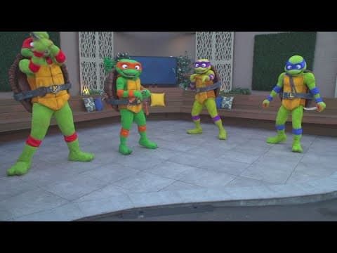 Teenage Mutant Ninja Turtles spotted at CBS 8