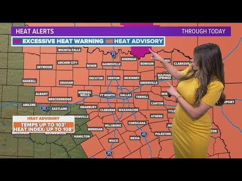 DFW Weather: Triple-digit temperatures continue