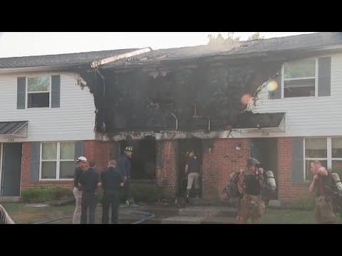 1 injured in west Columbus apartment fire
