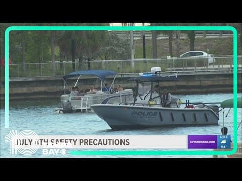 Tampa Bay law enforcement take steps to ensure people's safety during Independence Day celebrations