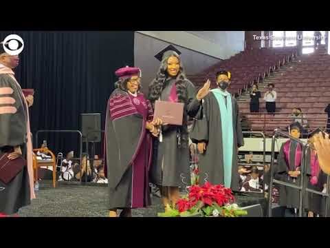 Rapper Megan Thee Stallion graduates college