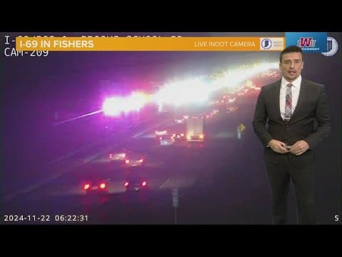 Deadly crash closes all northbound lanes of I-69 near Fishers High School