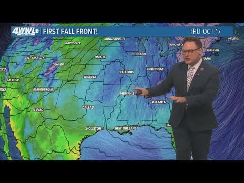 New Orleans Weather: Sharp drop in temperatures by Wednesday