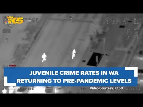 Juvenile crime rates in Washington returning to pre-pandemic levels