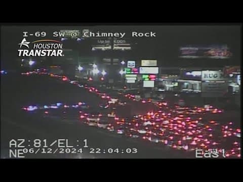 Outbound lanes of Southwest Freeway shut down at Westpark after person found dead in main lanes