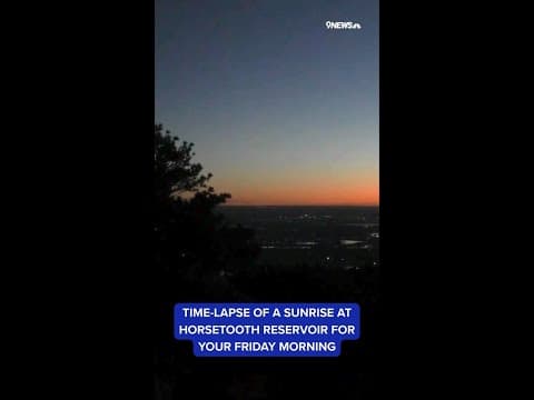 Horsetooth Reservoir sunrise