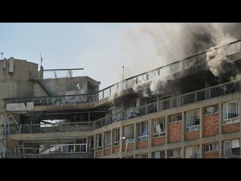 Israeli airstrike hits main hospital in southern Israel causing 'extensive damage'