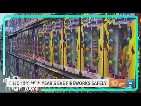 Safely enjoying New Year's Eve fireworks