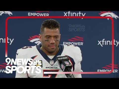 Russell Wilson speaks to media after Texans snap Broncos' 5-game winning streak