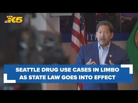Drug use cases in limbo until Seattle City Council passes ordinance