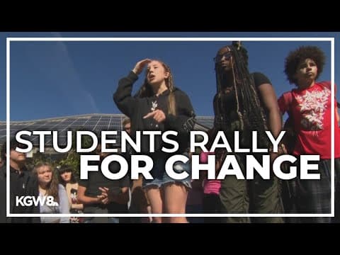 Gresham High students call for better security during walkout