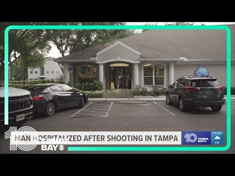 Man taken to hospital after being shot in Tampa, deputies say