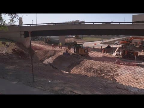 DFW Airport schedules detours to complete the construction of the new bridge into Terminal B