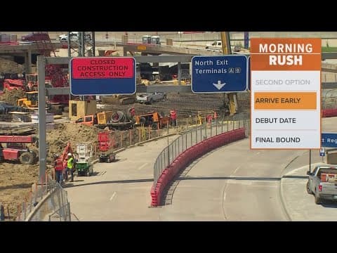 Roads to be closed at DFW Airport, likely causing delays