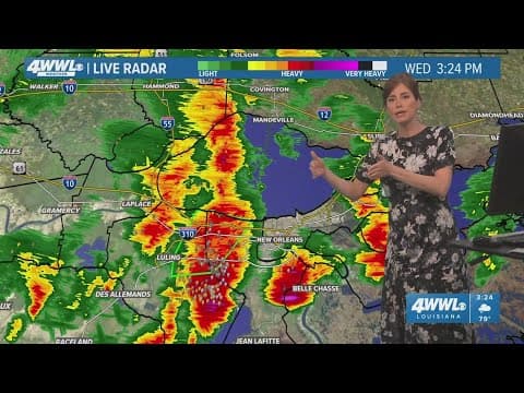 Flash Flood Warning issued for parts of Jefferson, St. Charles and Orleans Parish