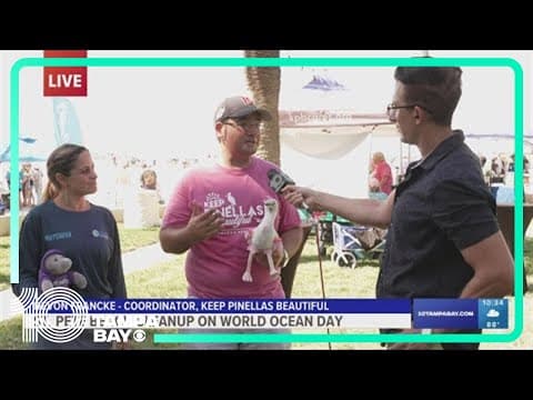 Community members help clean up St. Pete Beach on World Ocean Day