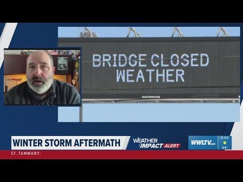 The City of New Orleans provides updates on efforts to address current weather developments