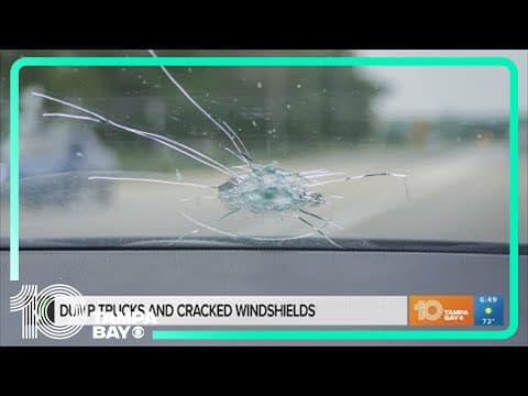 Are trucks liable if something falls out and damages your car? | We VERIFY