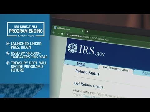 Trump administration plans to end IRS Direct File program, AP reports