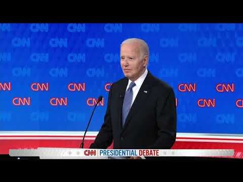President Biden, former President Trump arrive on debate stage