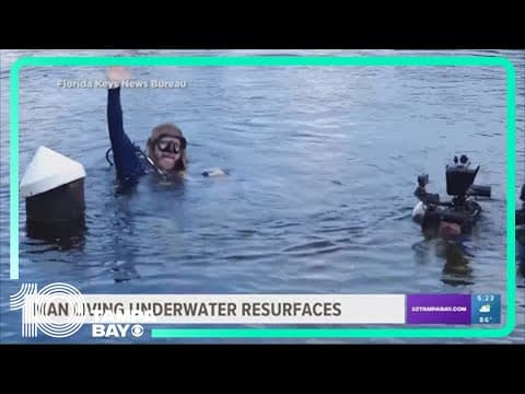 100 days underwater: USF record-breaking researcher resurfaces