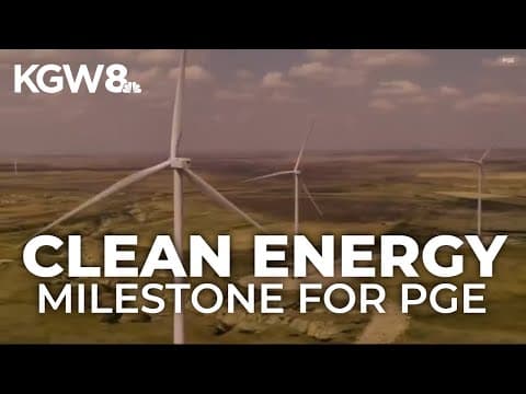 PGE hits renewable generation milestone