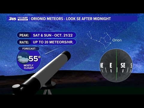 Details on Orionid meteor shower, fall foliage and more in western Washington