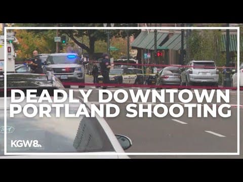1 dead, 1 injured in downtown Portland shooting
