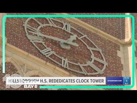Hillsborough High School rededicates clock tower to fallen soldiers
