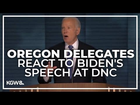 Oregon delegates on first day of 2024 Democratic National Convention