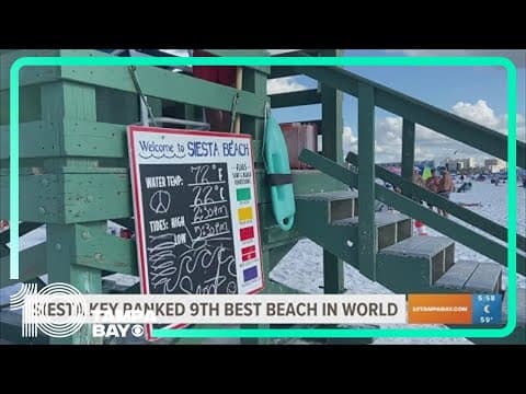 'Siesta Beach delivers': Florida beach ranked among the best in the world