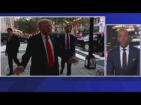 President Trump dines out