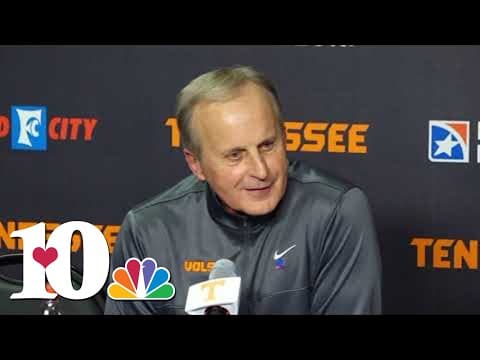 Tennessee head coach Rick Barnes speaks after win against Texas A&M, 86-51