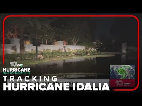 Roadways starting to flood in parts of Crystal River ahead of Hurricane Idalia