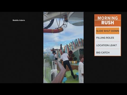 Royal Caribbean slide breaks on cruise