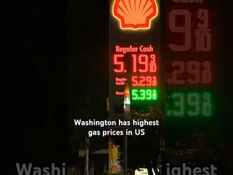 Gas theft in Washington rises as gas prices increase #shorts