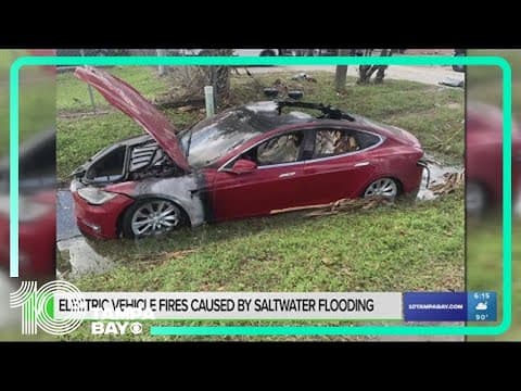 Yes, electric vehicles are prone to igniting in flood, saltwater