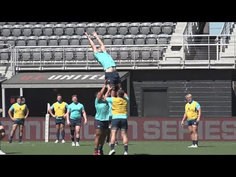 Rugby Team USA takes on Team Scotland at Audi Field