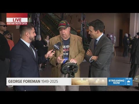 Sparring partner reflects on life of George Foreman