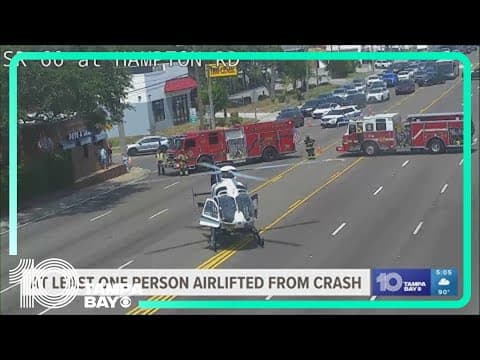 Portion of Gulf to Bay Boulevard shut down in Clearwater