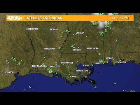 Live Radar: Spotty Showers & Summer Heat in Louisiana | June 20, 2025