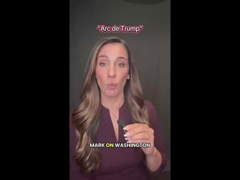 President Trump unveils a new plan for “Arc de Trump”