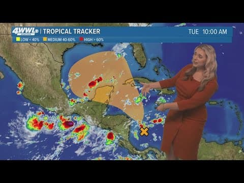 Tuesday 12 PM Tropical Update: Possible development in Gulf of Mexico late this week