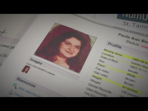 37 years ago a young woman disappeared in Lafourche Parish, then her body turned up with her hands m