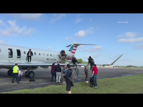 American Airlines flight evacuated due to smoke in the cabin