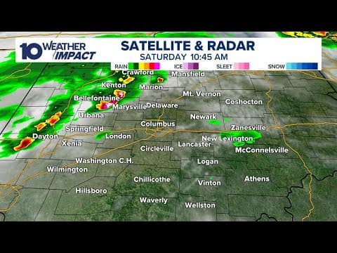 LIVE RADAR: Storms moving through parts of central Ohio