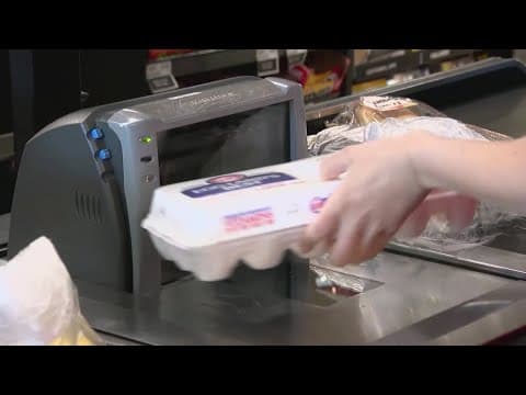 The price of eggs hit a record high... and that's if you can find them